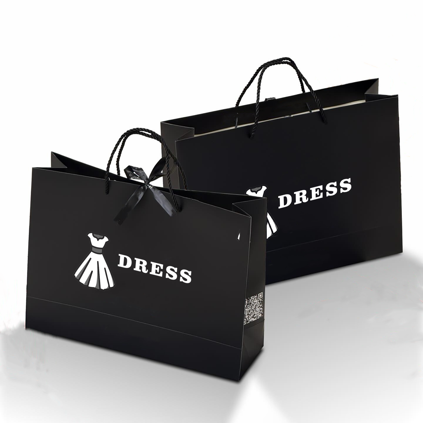 Customized Luxury Shopping Paper Bag With Logo Packaging For Clothing Retail Gift Shopping Paper Bag