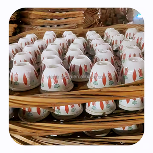 Ensemble de tasses à thé et à café en céramique moderne en porcelaine personnalisée avec logo arabe éthiopien de l'usine Wenlin, 12 pièces dans la boîte - Product Image 4