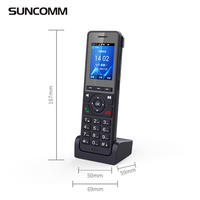 Téléphone IP sans fil d'entreprise 4G LTE VoIP Android SIP avec WiFi double SIM pour système téléphonique IP