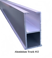 Rail de rideau en aluminium moderne, simple, pratique, solide et durable, modèle 12, fabriqué en métal durable