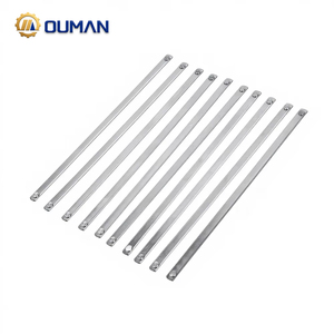 Lame de découpe horizontale en acier inoxydable longue pour machine de transformation alimentaire, accessoires de découpe pour poulet, couteau à trancher - Product Image 1