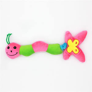 Оптовая продажа, красочные мягкие жевательные игрушки в форме змеи для собак, плюшевые игрушки, пищащие игрушки - Product Image 4