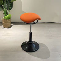 Chaise de bureau ergonomique pivotante à 360 degrés, chaise de bureau réglable en hauteur, tabouret à bascule