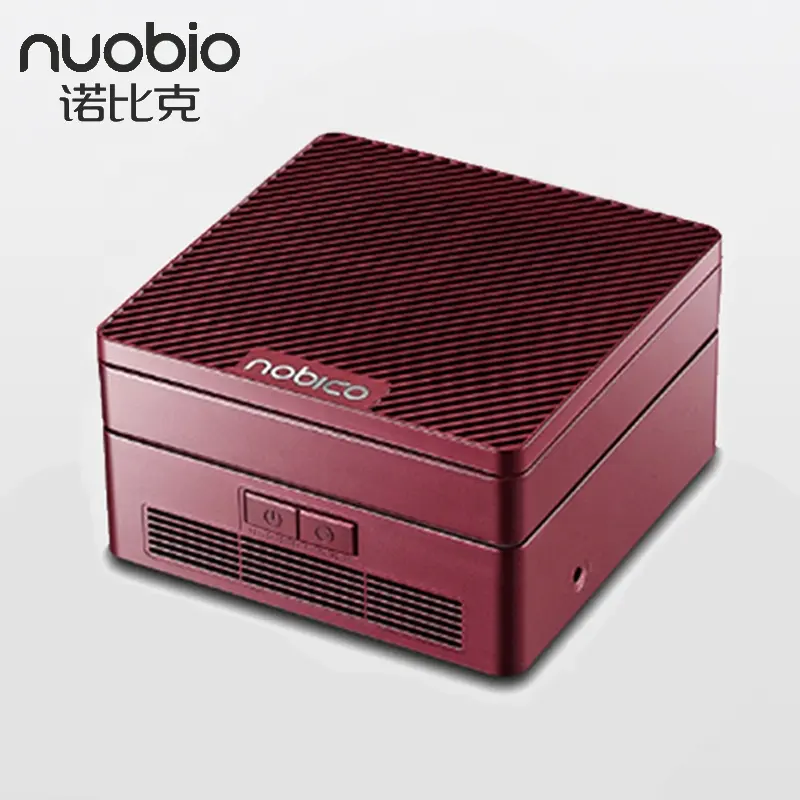 Intelligent Dark Red Activated Carbon Particle Portable Usb Desktop Negative Air Purifier