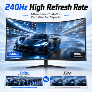 Moniteur de jeu incurvé 49 pouces 4K 240Hz <span class=keywords><strong>100Hz</strong></span> ultra large pour esports, écran LCD IPS/VA, temps de réponse de 1 ms, prix d'usine - Product Image 3