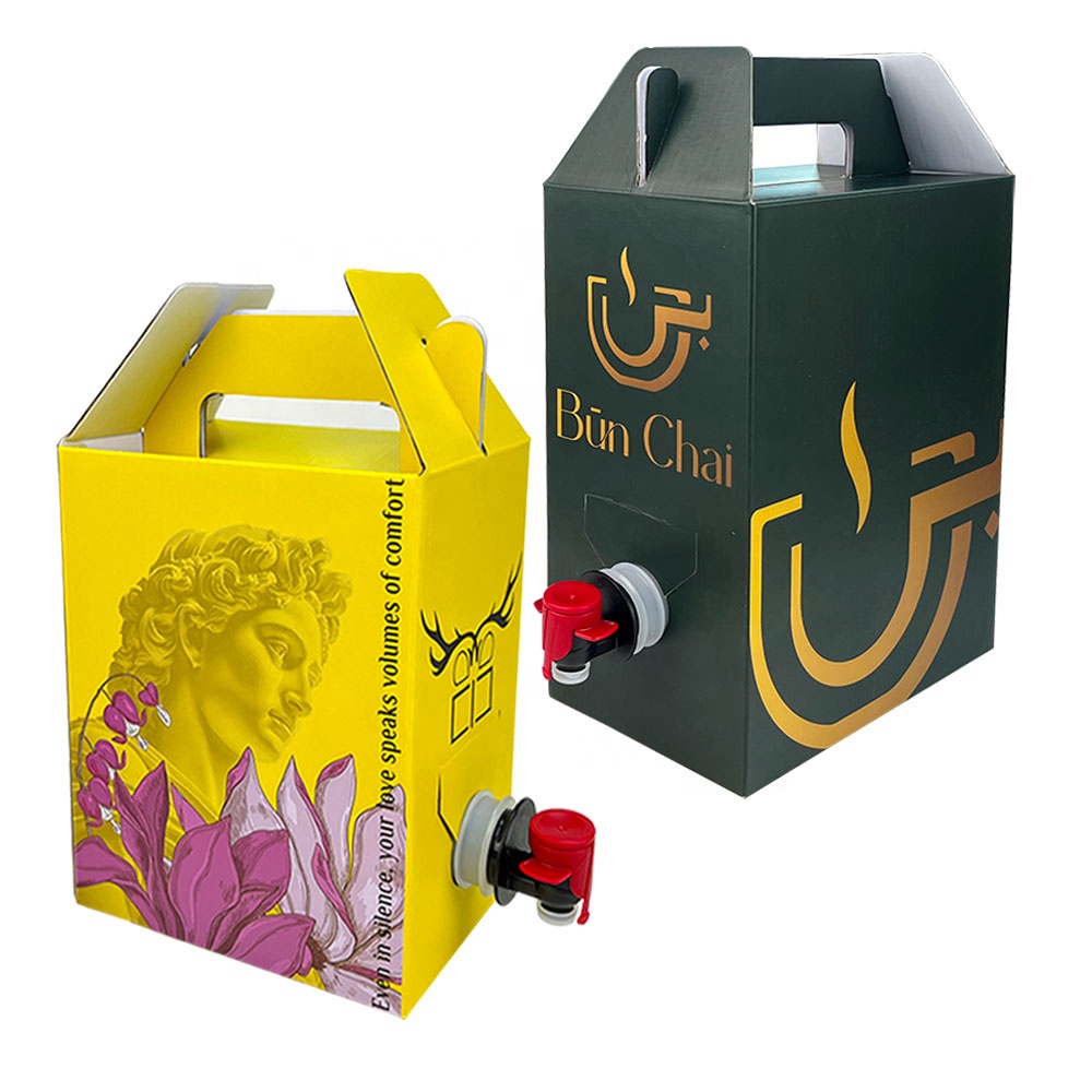 Sacs Bag-in-Box 5 L (lot De 5) - Pour Jus, Vin, Boissons Non Gazeuses, Avec Robinet Papillon, Conservation Optimale - 2