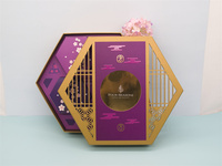 Boîtes d'emballage alimentaire Mooncake réutilisables haut de gamme certifiées BSCI personnalisables classiques étanches portables recyclables