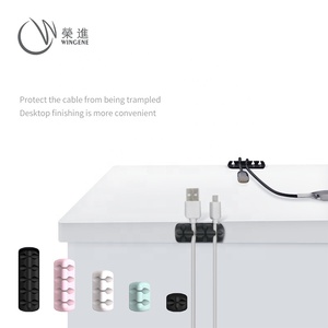 Nuovo Pratico Organizzatore di Cavi USB in Silicone per Auricolari, Clip Portacavi da Scrivania - Product Image 3