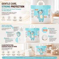 Pochette de rangement robuste pour couches bébé avec poignée Flexiloop intégrée, étanche, anti-poussière, pour garder les couches jetables propres et sèches