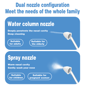 Sinus Enxaguar Máquina De Irrigação Nasal Alergias Alívio Nariz Limpador Rinite Terapia De Drogas - Product Image 5