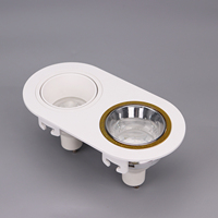 Keou Réglable 5W 7W LED Spot Luminaires Gu10 Mr16 LED Module Installation Plafond 3000K Couleur Salon Chambre à coucher