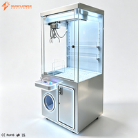 Machine à griffes de type boutique sans surveillance, à fonctionnement automatique 24h/24, pour attraper des jouets de luxe légers, avec paiement par pièces et code QR