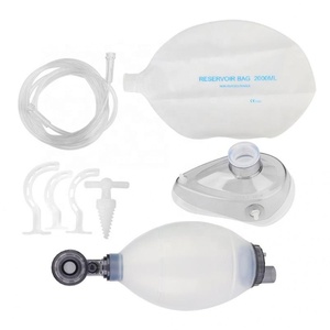ถุงช่วยหายใจแบบใช้มือทำจากซิลิโคนสำหรับผู้ใหญ่ (Bag Valve Mask BVM) สำหรับการช่วยหายใจฉุกเฉิน - Product Image 6