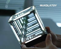 NIKOLATOY Miroir Abyssal Infini, Boîte à Lumière à Mille Couches, Module LED Créatif, Extensible à l'Infini, Modèle Thème Cinéma TV, Jouet en PVC