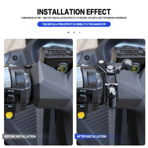 Supporto per Specchietto Retrovisore con Gancio Resistente per Moto <span class=keywords><strong>SYM</strong></span> CRUISYM 125/<span class=keywords><strong>250</strong></span>/300, Porta Casco - Product Image 2