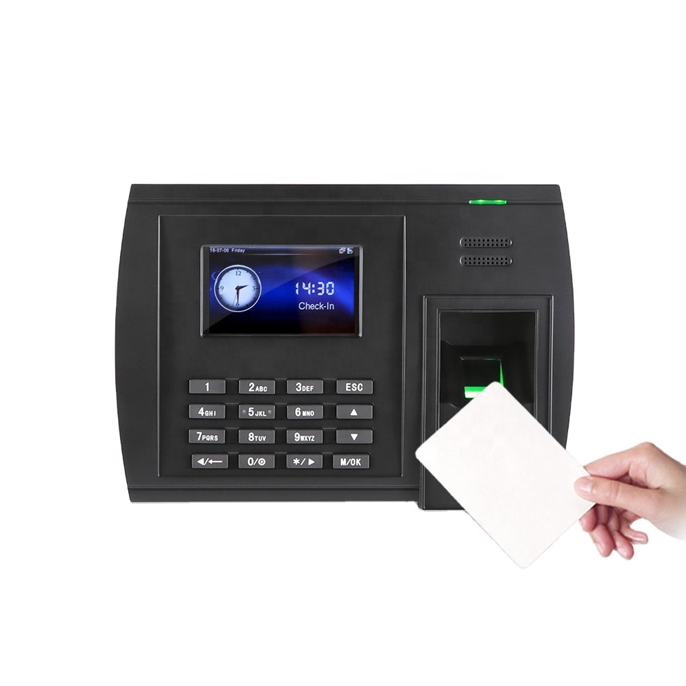 Biometric Fingerprint Time And Attendance System Biometric Time Clock Fingerprint Time Recording