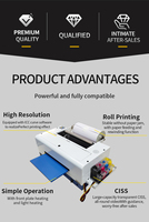 Fcolor DIY Hohe Geschwindigkeit A3 Rolle Eco-solvent Maschine 13 inch Eco Lösungsmittel Drucker für Epson L1300