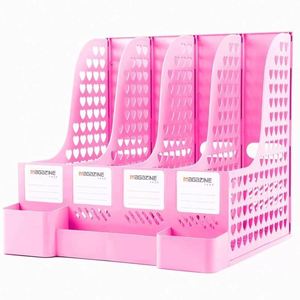 Organizador de Revistas de Plástico para Escritorio, Porta Archivos A4, Estante de Almacenamiento de Documentos de Oficina, Porta Revistas - Product Image 6