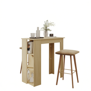 Table haute en bois d'ingénierie Sonoma Oak, produit élégant et durable dans la catégorie des tables de bar - Product Image 1
