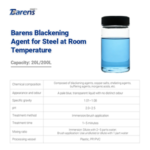 Agent de noircissement à la fonte de fer à repasser Barens C920 pour fixations à vis en fil d'acier – <span class=keywords><strong>Traitement</strong></span> antirouille - Product Image 3