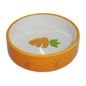 Bescera mangkuk pemberi makan kelinci berbentuk wortel yang dipersonalisasi mangkuk hewan peliharaan keramik kelas atas - Product Image 5