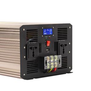 5000 Wát năng lượng mặt trời điện tinh khiết sinewave Inverter & chuyển đổi DC 12V 24V 48V để AC 110V 230V với 10000 Wát Công suất đỉnh - Product Image 3