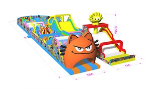 <span class=keywords><strong>Castillo</strong></span> Inflable Comercial Grande Personalizado con Tobogán y Piscina de Pelotas, Trampolín, Parque de Diversiones para Niños - Product Image 2