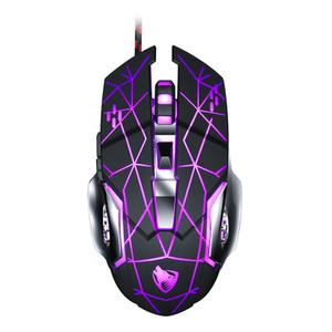 Thunder <span class=keywords><strong>Lupo</strong></span> V6 gaming mouse ufficio raggiante wired topo meccanico - Product Image 1
