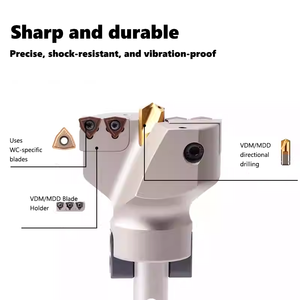 Punta da Trapano Reversibile VMD a Grande Apertura Regolabile per Foratura Profonda, Trapano ad Acqua per Fori Profondi, Foratura Rapida e Potente - Product Image 2