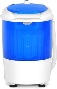 <span class=keywords><strong>Mini</strong></span> lavadora y Spinner Combo, 5.5lbs, lavadora portátil semiautomática compacta para lavandería, apartamento, dormitorio, RV - Product Image 4