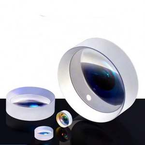 Verre optique saphir personnalisé 10-60mm BK7 Caf2 lentille biconcave lentille en verre imagerie lentille concave Plano - Product Image 2