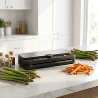 Scelleuse alimentaire sous vide électrique avec écran LED, largeur de scellage 30 cm, pour la cuisine domestique, cadeau de Noël pour femme et chef