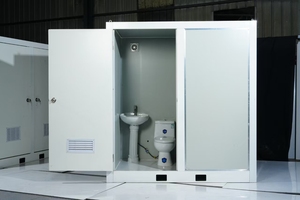 Toilettes mobiles de luxe en acier de haute qualité, toilettes portables, salle de bain extérieure, unité de douche, toilettes, mini-pods, conteneurs - Product Image 4