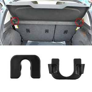 Ford Nissan Rear Trunk Lid Clip <b>Bracket</b> <b>Black</b> Nylon Replacement Part For Focus Mondeo Fiesta C Max Qashqai - Product Image 1