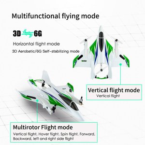 HOT HOSHI W500 FPV Aereo RC 3D 6CH / Drone RC 6G Eob Brushless con Giroscopio a 6 Assi, Aliante Acrobatico, Giocattolo Aereo ad Ala Fissa - Product Image 5