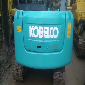 Excavatrice sur chenilles Shengang SK60 d'occasion, 6 tonnes, d'origine japonaise, avec lame de bulldozer, en stock. - Product Image 6