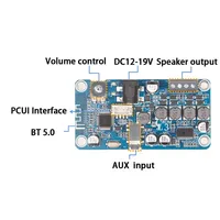 Amplificateur audio stéréo DSP TPA3118 BT 5.0 2X25W Module Entrée 3.5mm DC12-19V