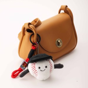 Flash bán hàng dễ thương đáng yêu âu yếm Trái Tim Tan chảy bóng chày hình biểu hiện vui tươi wiggly Tay Dây Đỏ Móc chìa khóa túi quyến rũ - Product Image 1