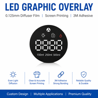 Services d'impression, sérigraphie, autocollants adhésifs personnalisés, panneau d'affichage LED, superposition graphique, panneau de commande pour appareils électroménagers