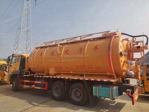 Camion de nettoyage des égouts à grande capacité et haute performance de 25 m³ avec pompe à vide pour le nettoyage des égouts et l'aspiration des boues - Product Image 2