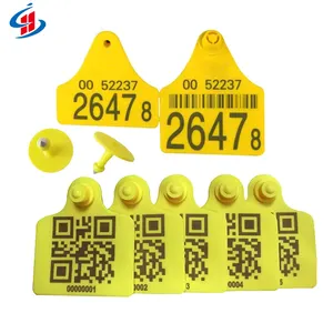 Customized UHF Long Range RFID Animal Ear Tag Cattle Pig Ear Sheep Cattle Management Metal Smart Tag