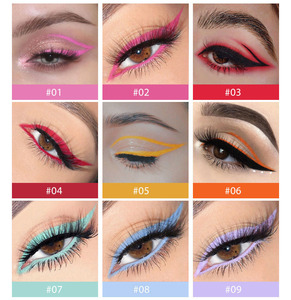 Pensil Eyeliner <span class=keywords><strong>Gel</strong></span> warna lembut tahan lama, Eyeliner Matte anti noda - Product Image 3
