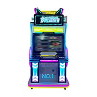 Console de jeu d'arcade Focon à monnayeur de 32 pouces, console de combat et console vidéo à monnayeur, vente en gros