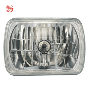 Phares carrés 6052/6054/7 pouces avec faisceau haut/bas 6*7, compatibles HILUX, ampoules <span class=keywords><strong>LED</strong></span> neuves 55W pour H4/P43 - Product Image 5