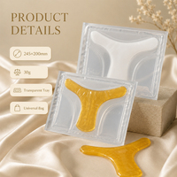 Masque Vaginal en Collagène Blanc Or, Masque Yoni, Masque de Soin Intime, Masque en Hydrogel Doux pour la Vulve