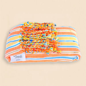 Luxe turc 100% coton Peshtemal rayé Fouta écologique séchage rapide sans sable plage Spa Gym serviette Logo personnalisé Option - Product Image 1