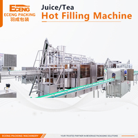 Machine de remplissage à chaud automatique 32-32-8 pour eau en bouteille destinée aux usines de jus