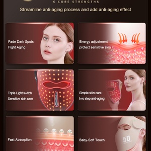 Masque facial professionnel 5D en silicone pour thérapie laser, anti-rides et rajeunissement, équipement de beauté, soin de la peau - Product Image 4