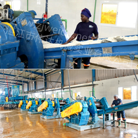 Usine de traitement du caoutchouc naturel personnalisée de 30 à 200 tonnes/jour, ligne de production TSR 10 et SMR 20 avec broyeur et mélangeur exportés vers la Turquie