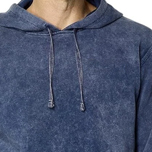เสื้อฮู้ดดี้ผู้ชายผ้าฝ้ายฟลีซ 100% ทรงปกติ สีพื้น ระบายอากาศ แห้งเร็ว รุ่นใหม่ล่าสุด ราคาขายส่ง เสื้อฮู้ดดี้ผู้ชายแบบฟอกสี - Product Image 6
